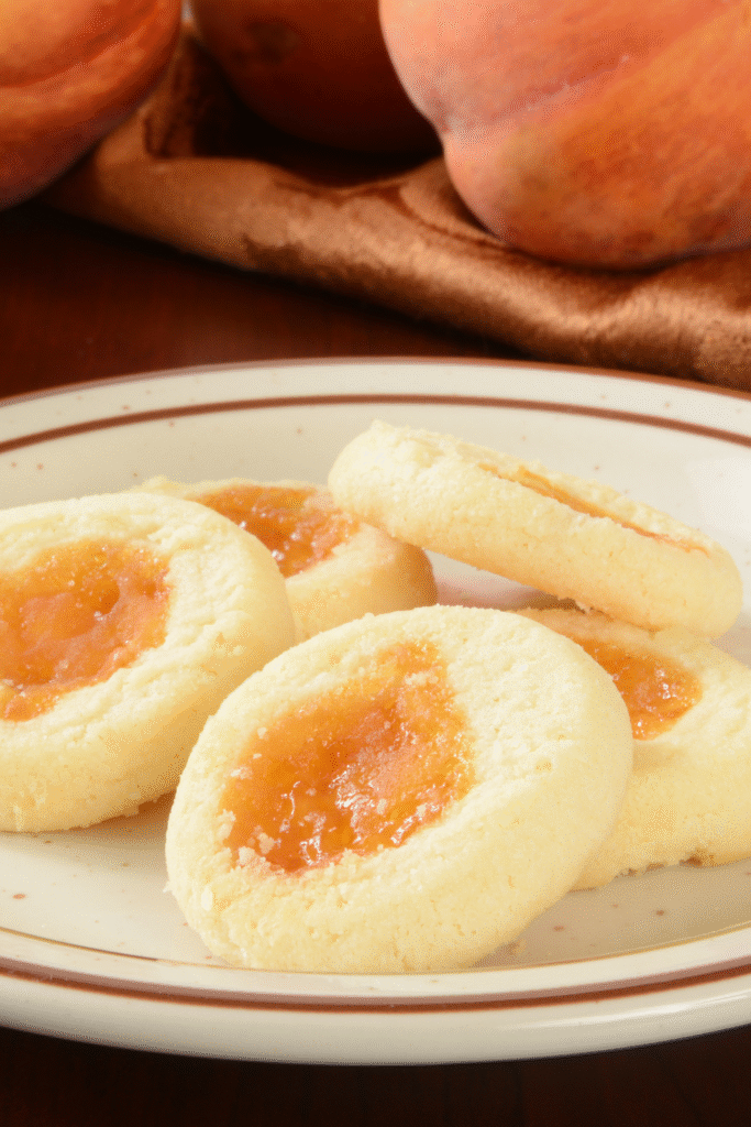 Peach Shortbread Cookies Recipe