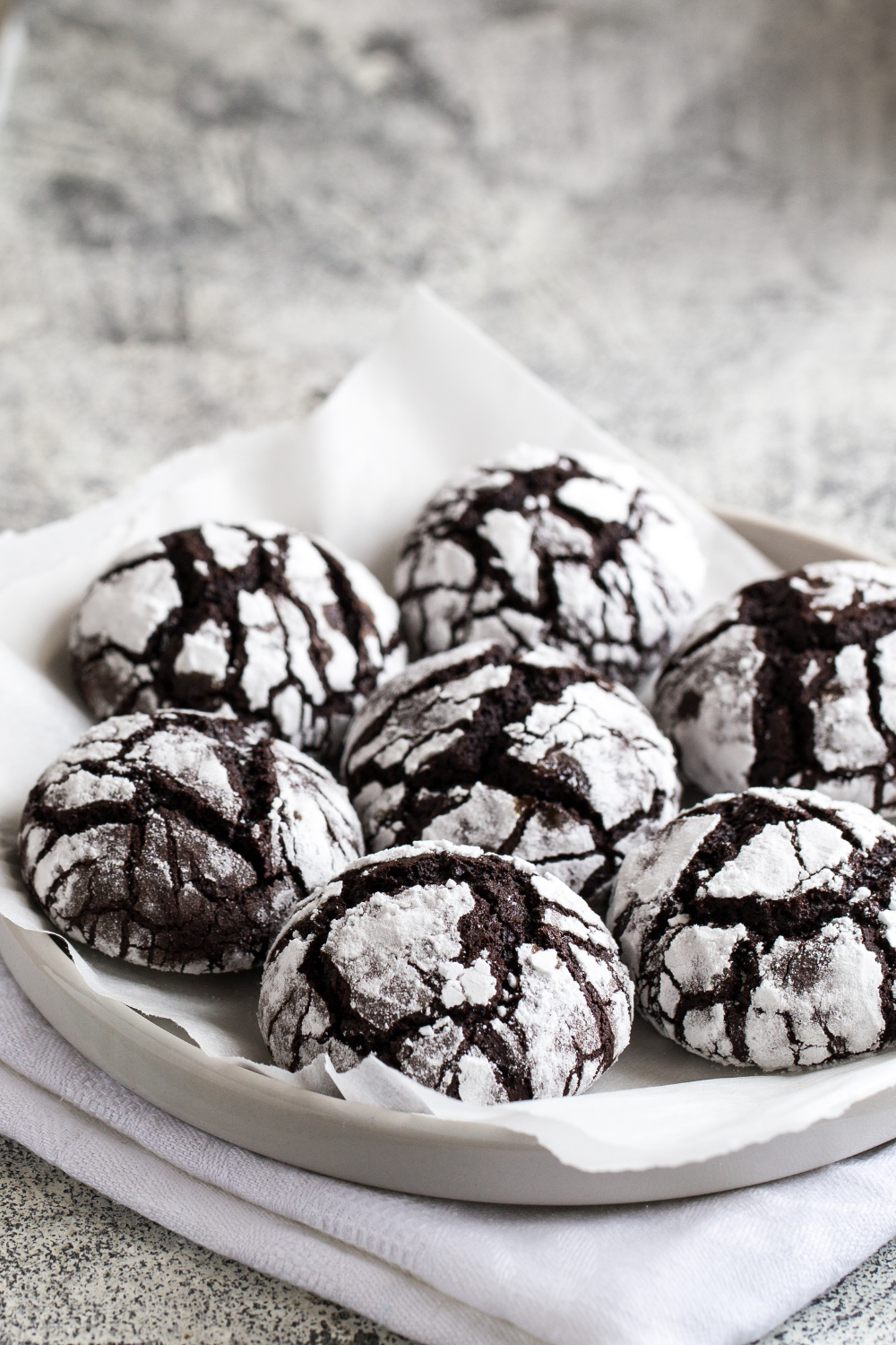 Spiced Chocolate Crinkle Cookie Recipe