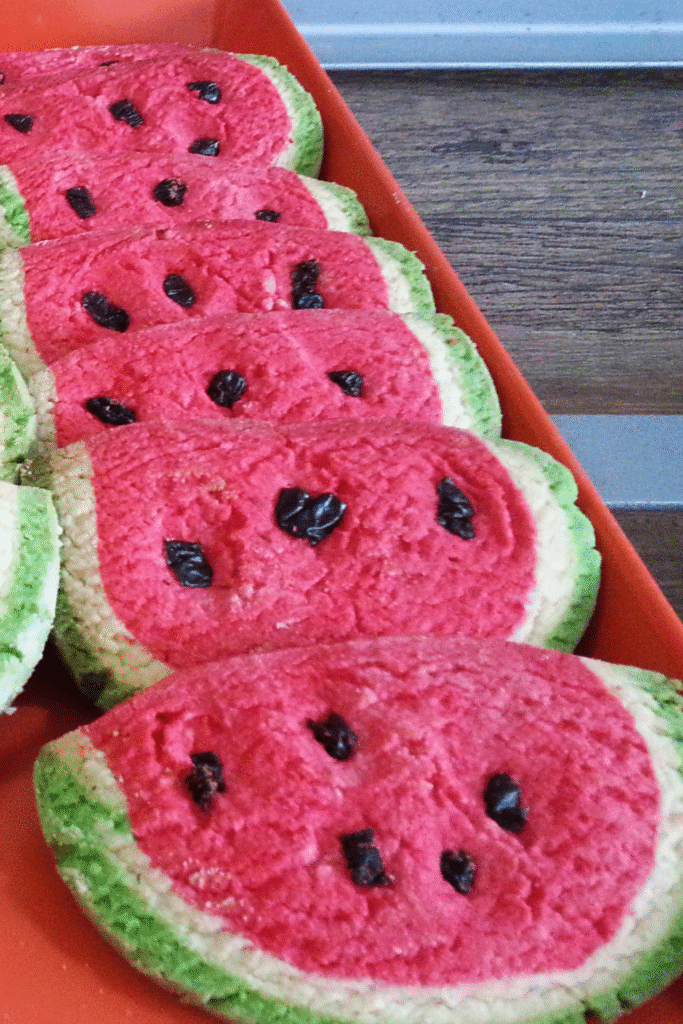 Frosted Watermelon Cookies Recipe