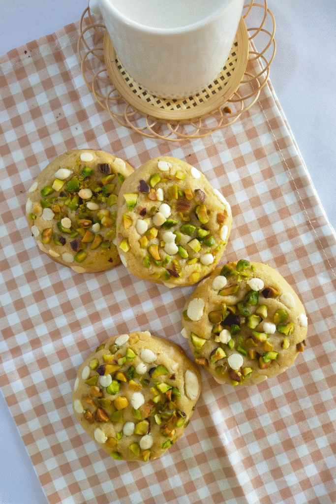 White Chocolate Pistachio Cookies Recipe