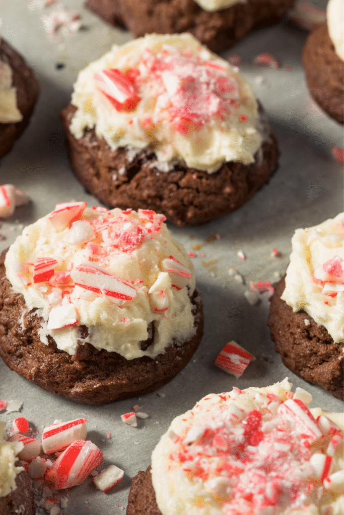 Peppermint Frosted Chocolate Cookies Recipe