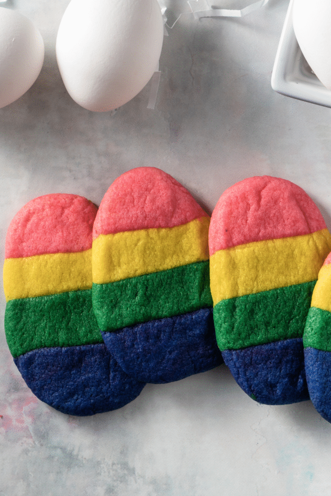 Easter Egg Rainbow Cookies Recipe