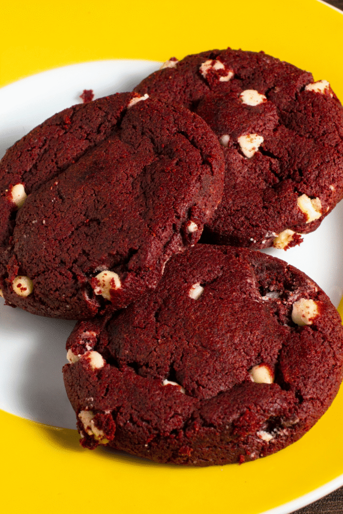 Red Velvet With White Chocolate Cookies Recipe
